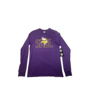 Minnesota Vikings, 47 NFL skol long sleeve men's t-shirt size small NWT